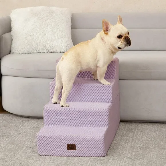 EHEYCIGA Dog Stairs for Bed 18 H, 4-Step